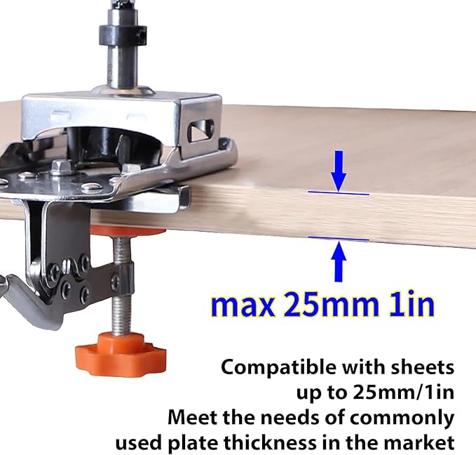 Naotstore - Woodworking 35mm Hinge Boring Jig Hole Opener Kit
