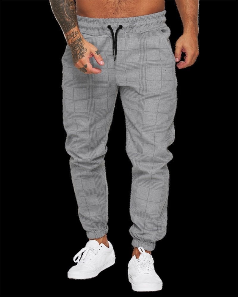 Naotstore - Men's Plaid Casual Pants