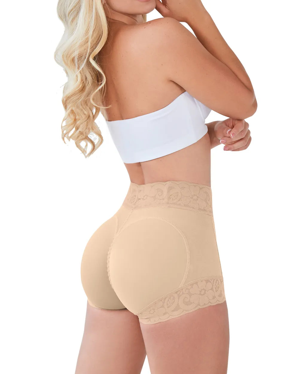 Naotstore - Women Lace Classic Daily Wear Body Shaper Butt Lifter Panty Smoothing Brief