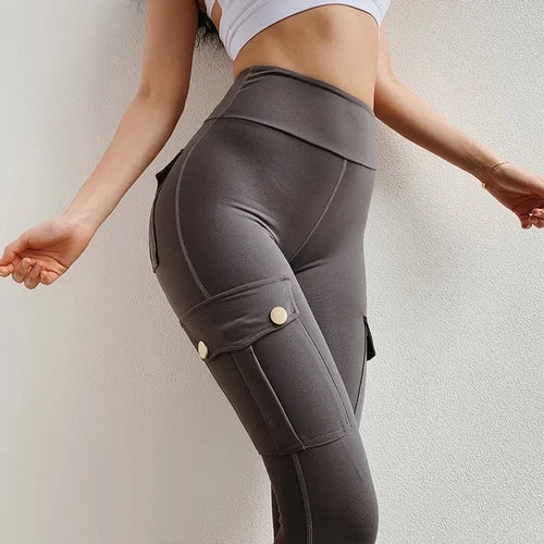 Naotstore - Women's Pocket Sexy Stretch Leggings Fitness Track Pants