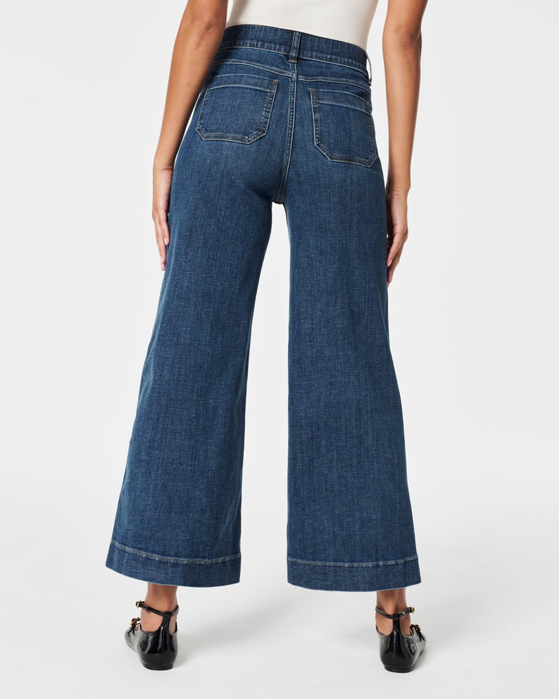 š„Last day! š„Special sale - Tummy Control Cropped Wide-Leg Jeans - naotstore