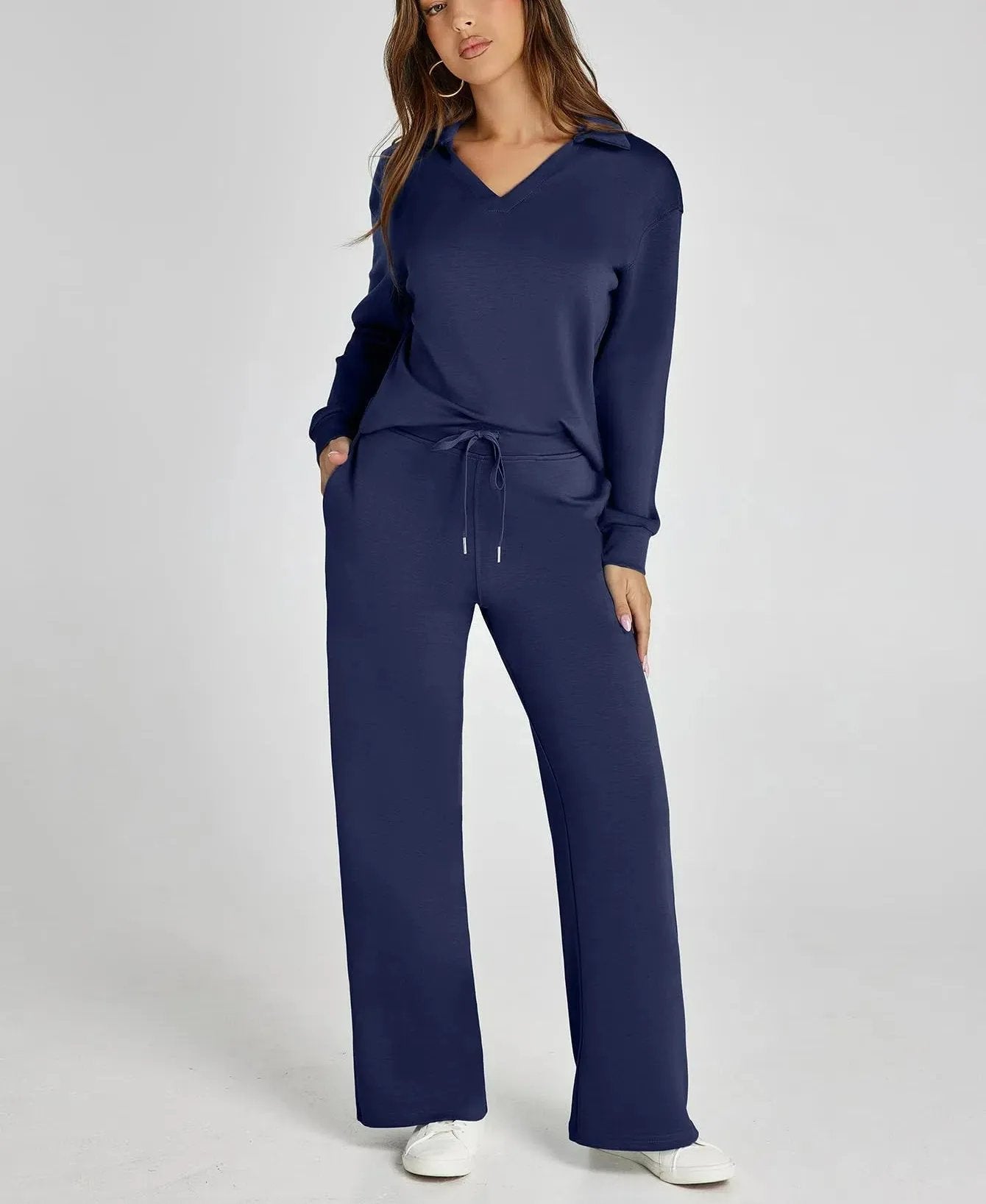 Naotstore - Casual Long Sleeve Sweatsuits Sets