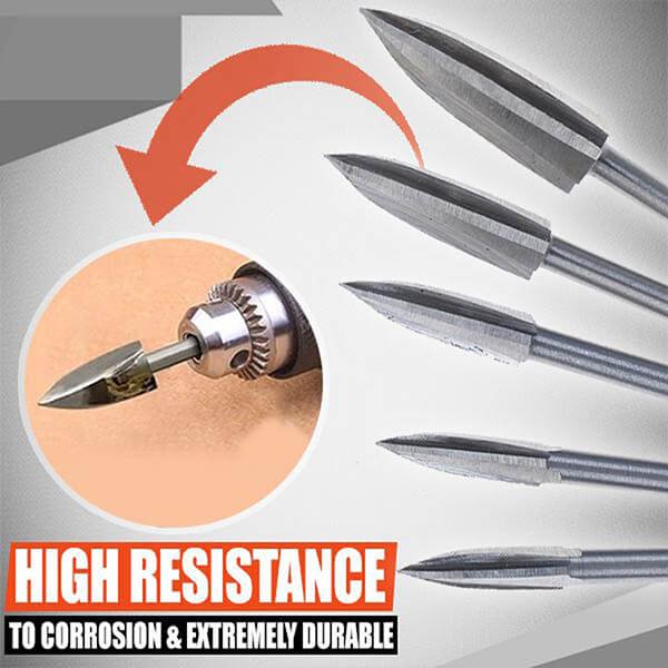 Naotstore - 5-piece woodcarving drill bit sets