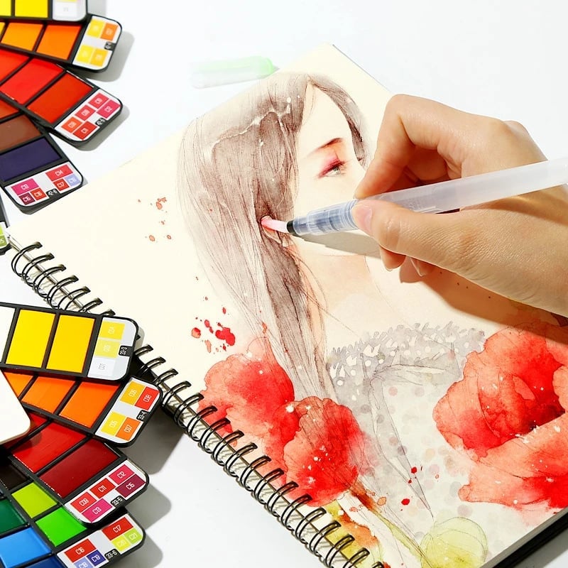 š„Hottest recommendations - Handy Watercolor Travel Kit - naotstore