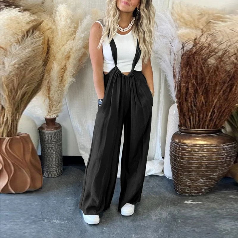 Naotstore - Stylish Suspender Jumpsuit