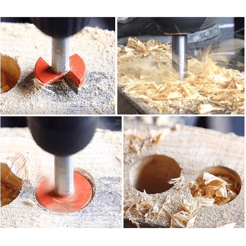 Naotstore - Positioning Woodworking Drill Bit Set
