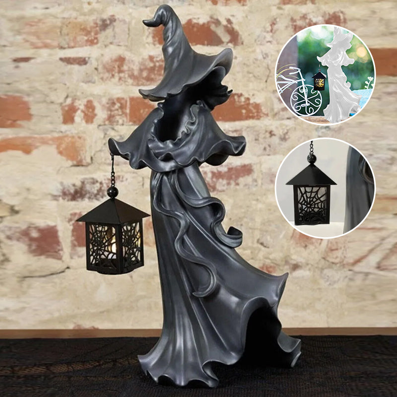Naotstore - Witch With Lantern Decoration