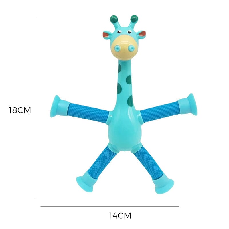 Naotstore - Telescopic suction cup giraffe toy