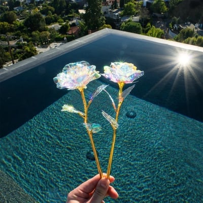 Naotstore - Captivating Luminous Golden Rose