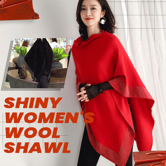 Naotstore - Shiny Women's Wool Shawl