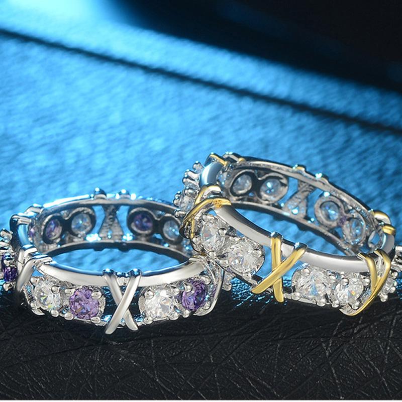 🔥Last day! 💥Special sale - Gold-Plated Dichroic Inlaid Zircon Ring - naotstore