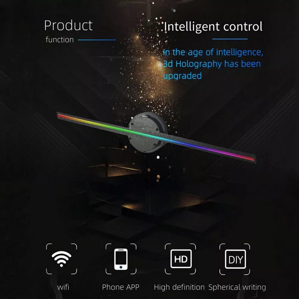 Naotstore - 3D Hologram LED Fan Projector