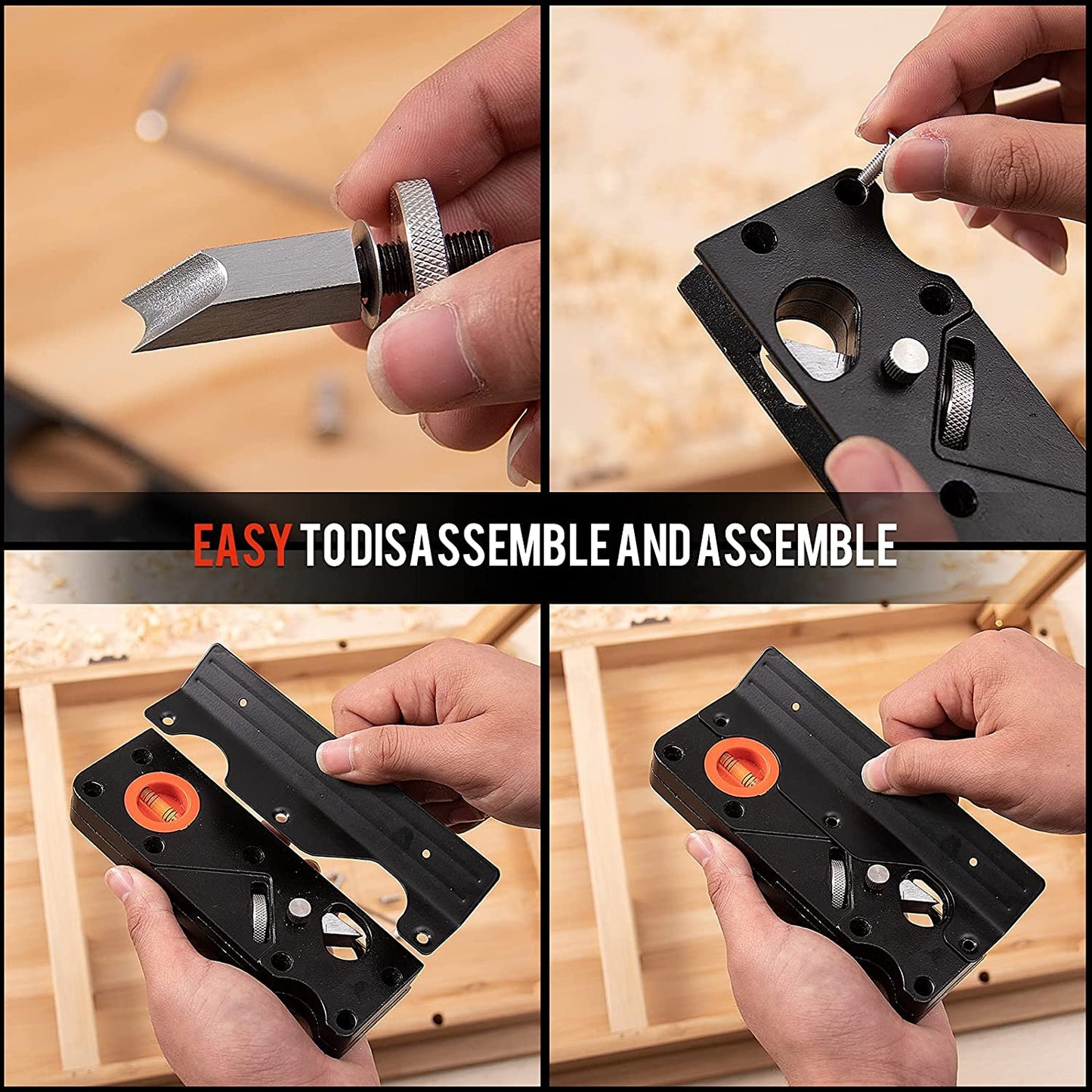 Naotstore - Chamfer Plane Woodworking Edge Corner Flattening Tool