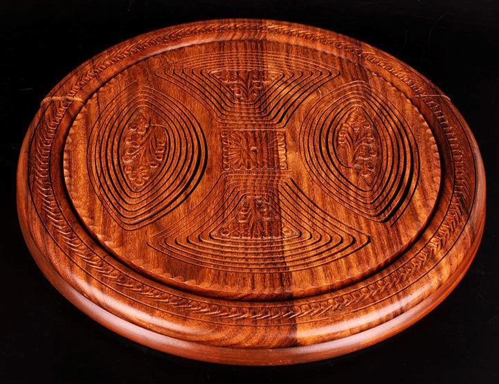 Naotstore - Handmade wood carving fruit plate