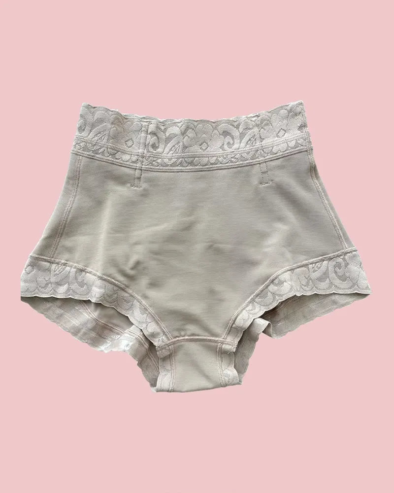 Naotstore - Women Lace Classic Daily Wear Body Shaper Butt Lifter Panty Smoothing Brief