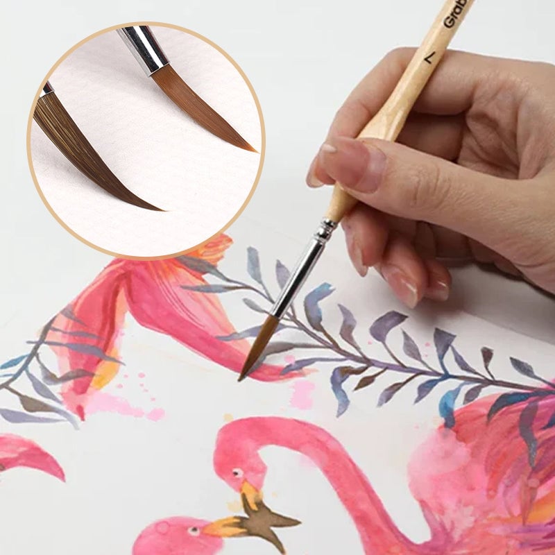 Naotstore - 11 Pcs Miniature Detail Paint Brush Set