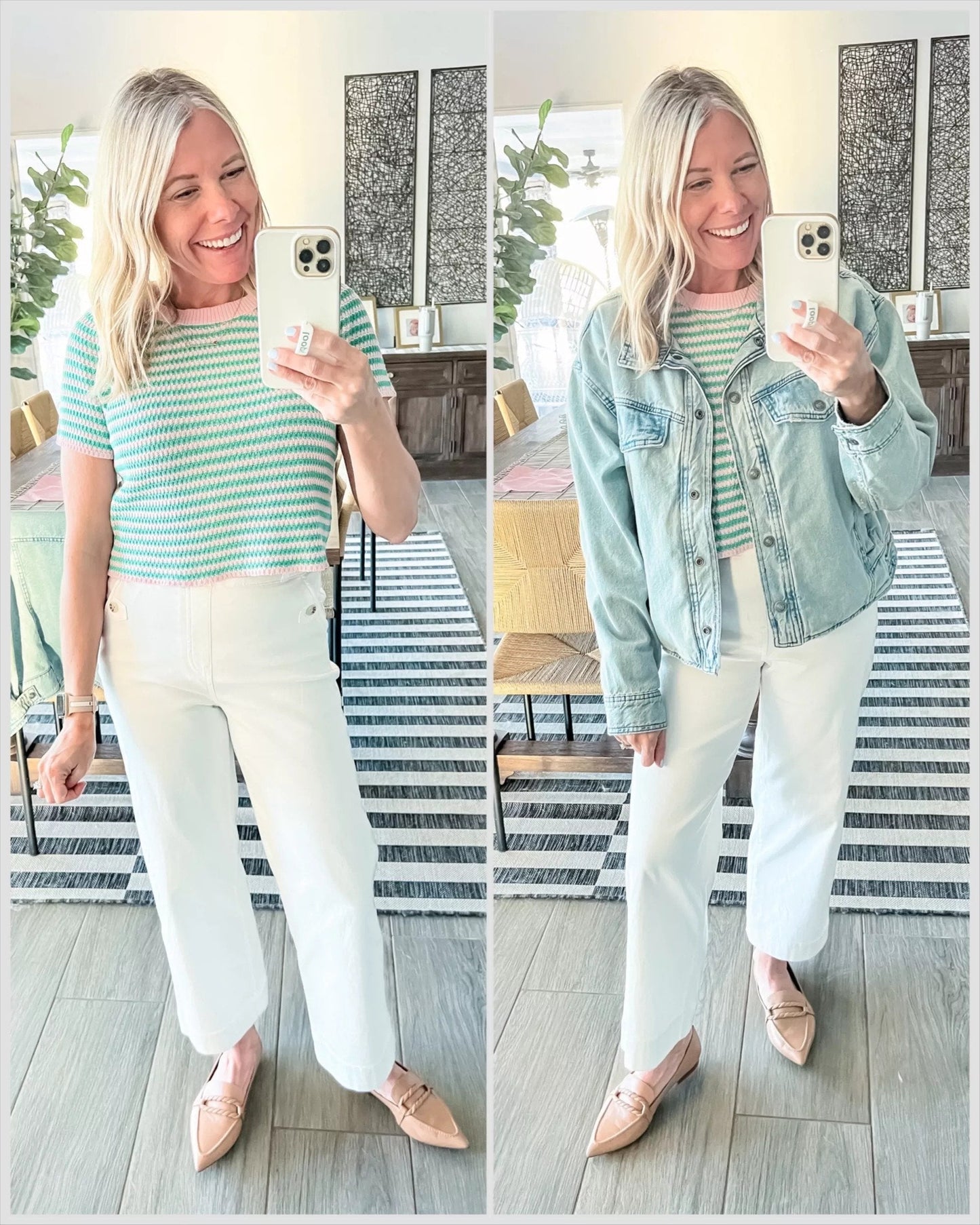 đLast day! đ„Special sale -Tummy Control Twill Cropped Wide Leg Pant - naotstore