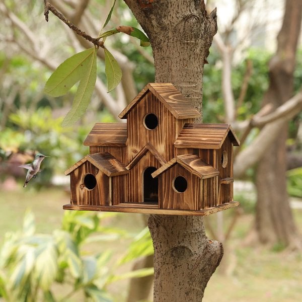 Naotstore - 6 Hole Handmade Bird House