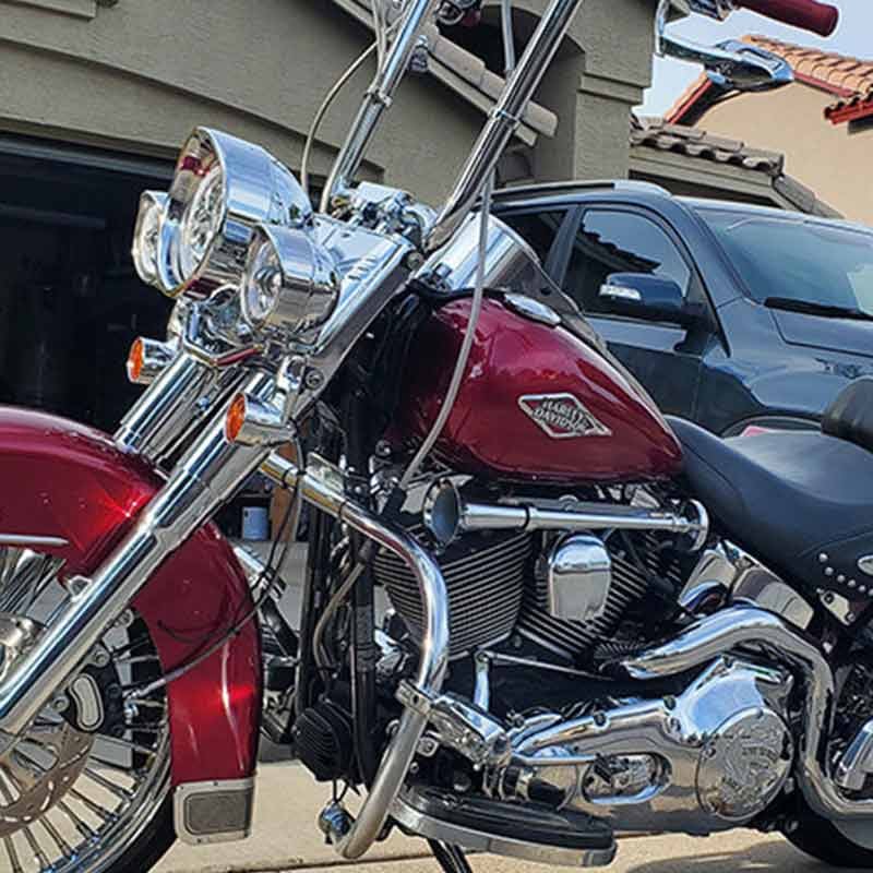 Naotstore - Motorcycle Horn + Mounting Hardware and Complete Wiring Kit