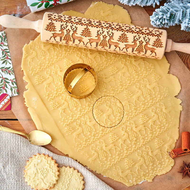 Naotstore - Christmas Wooden Rolling Pins