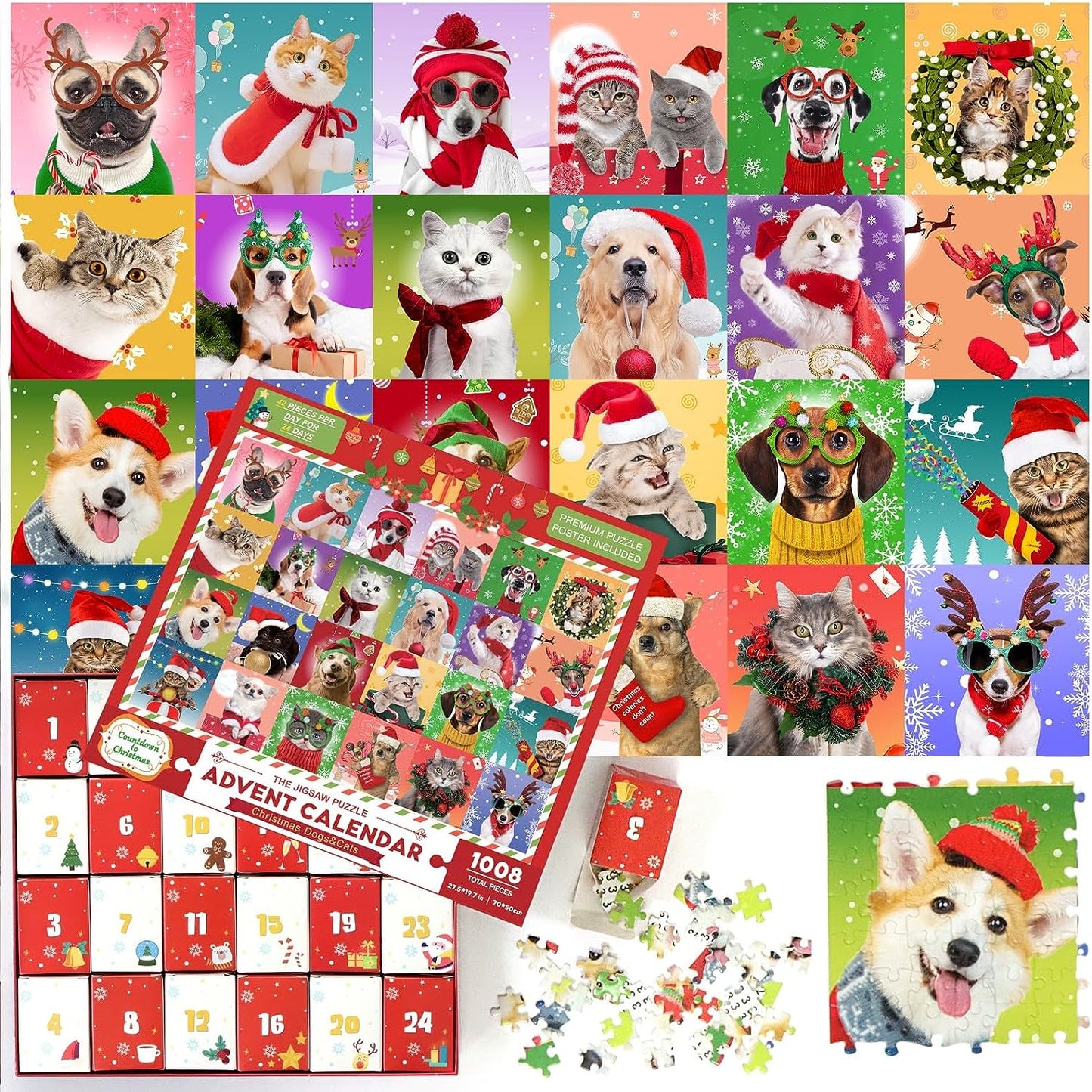Naotstore - Christmas Advent Calendar Puzzle