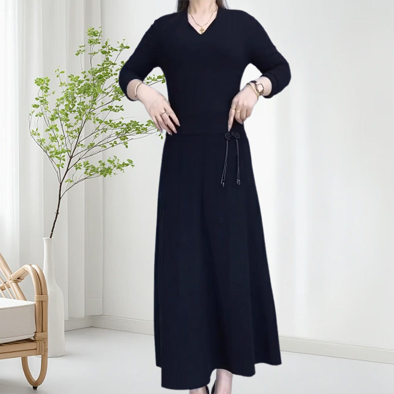 Naotstore - Women’s Elastic High Waisted Thick Long Skirt