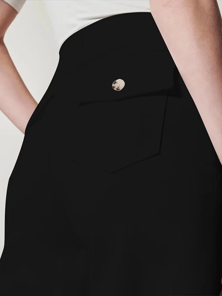 ✨This week's special price is $34.99💗Tummy Control Twill Cropped Wide Leg Pant