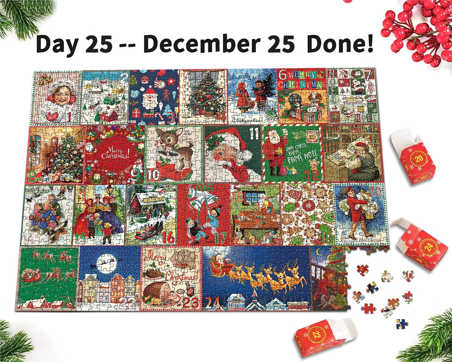 Naotstore - Christmas Advent Calendar Puzzle