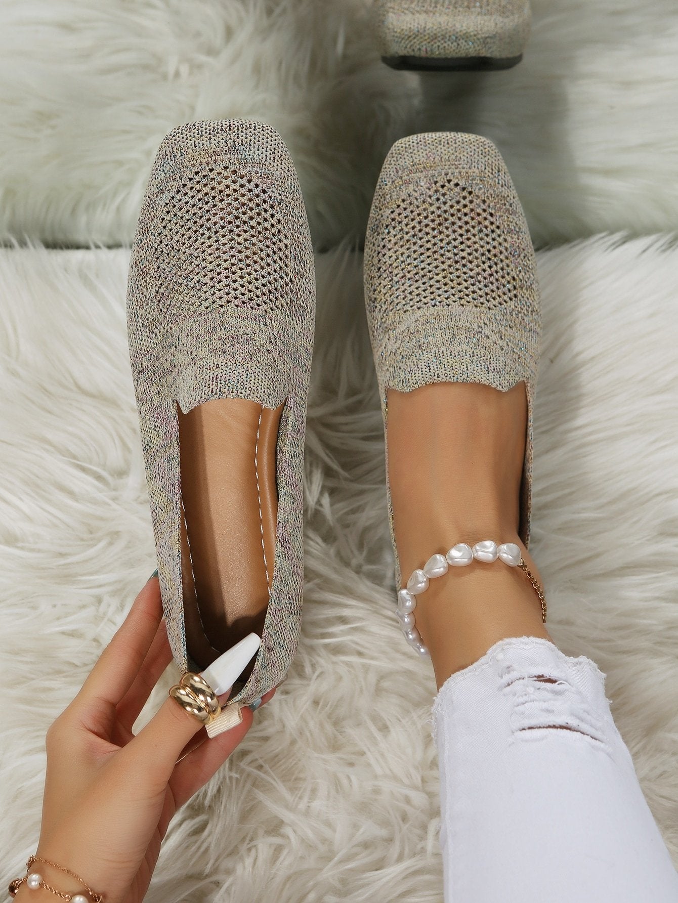 Naotstore - Women Comfortable Arch Support Non-Slip Flat Shoes