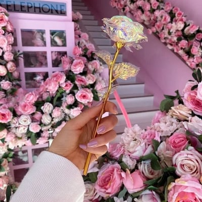 Naotstore - Captivating Luminous Golden Rose