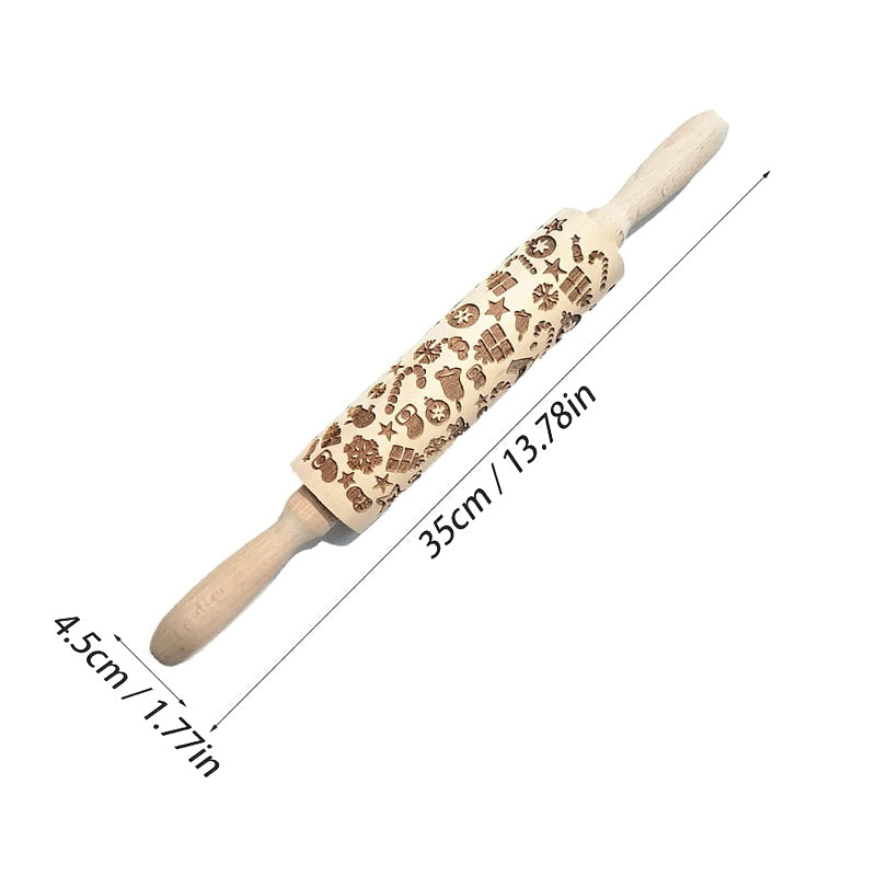 Naotstore - Christmas Wooden Rolling Pins