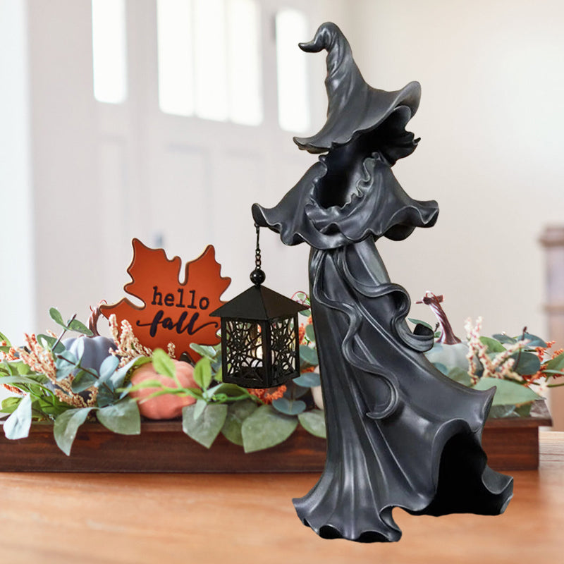 Naotstore - Witch With Lantern Decoration