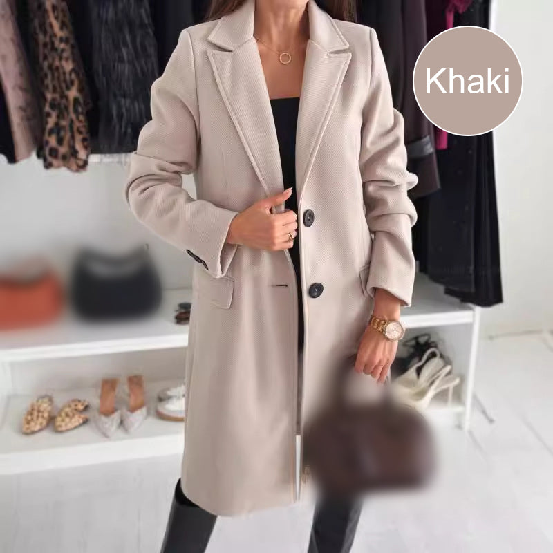 Naotstore - Women’s Elegant Tailored Long Coat