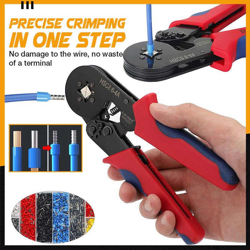 Naotstore - Ratchet Tubular Terminal Wire Crimpers Set
