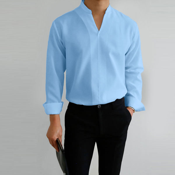 Naotstore - Gentlemans Simple Design Casual Shirt