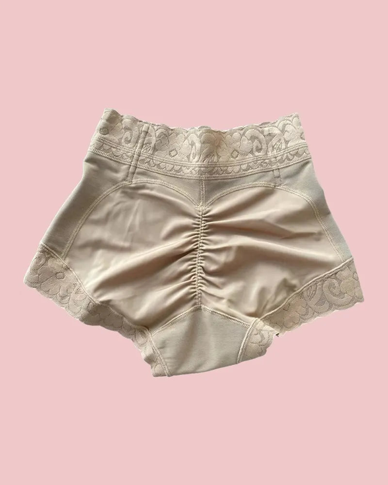 Naotstore - Women Lace Classic Daily Wear Body Shaper Butt Lifter Panty Smoothing Brief