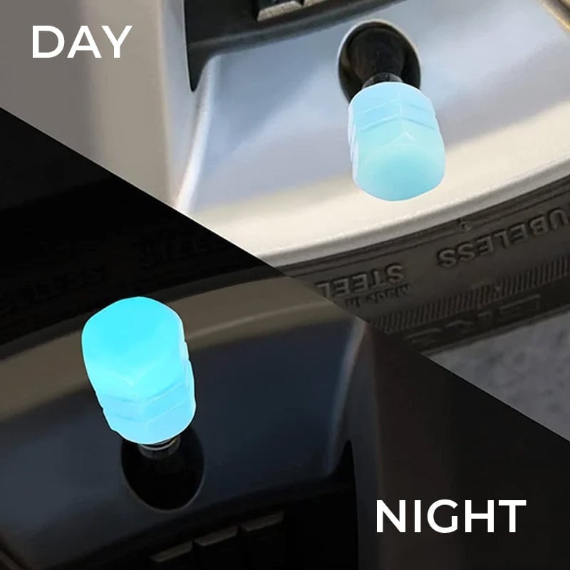 Naotstore - Universal Fluorescent Tire Valve Caps