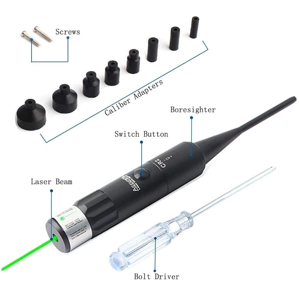 🎉🔥LAST DAY 49% OFF🔥Adjustable Red Laser Bore Sighter Kit