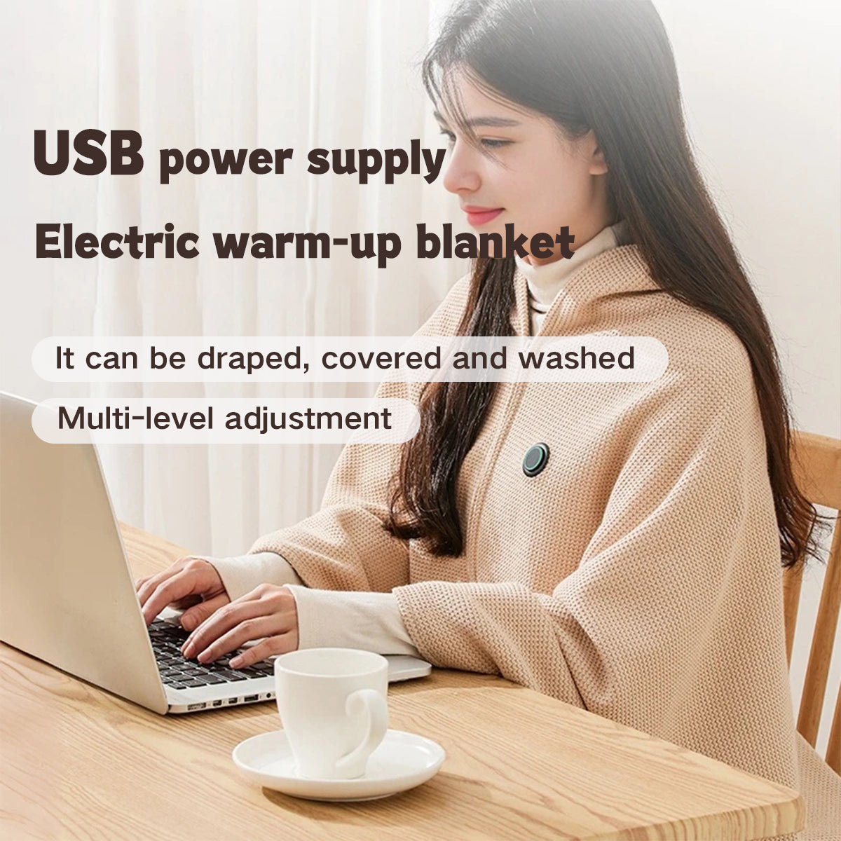 Naotstore - Portable Heated Shawl