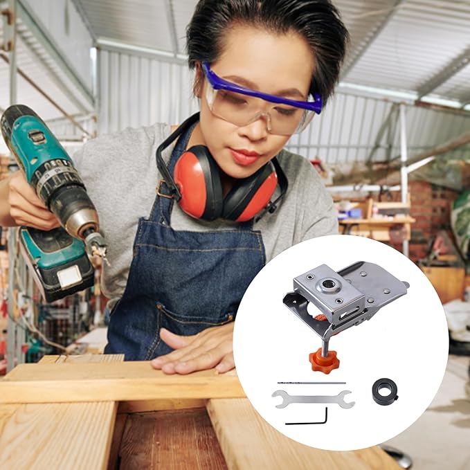 Naotstore - Woodworking 35mm Hinge Boring Jig Hole Opener Kit