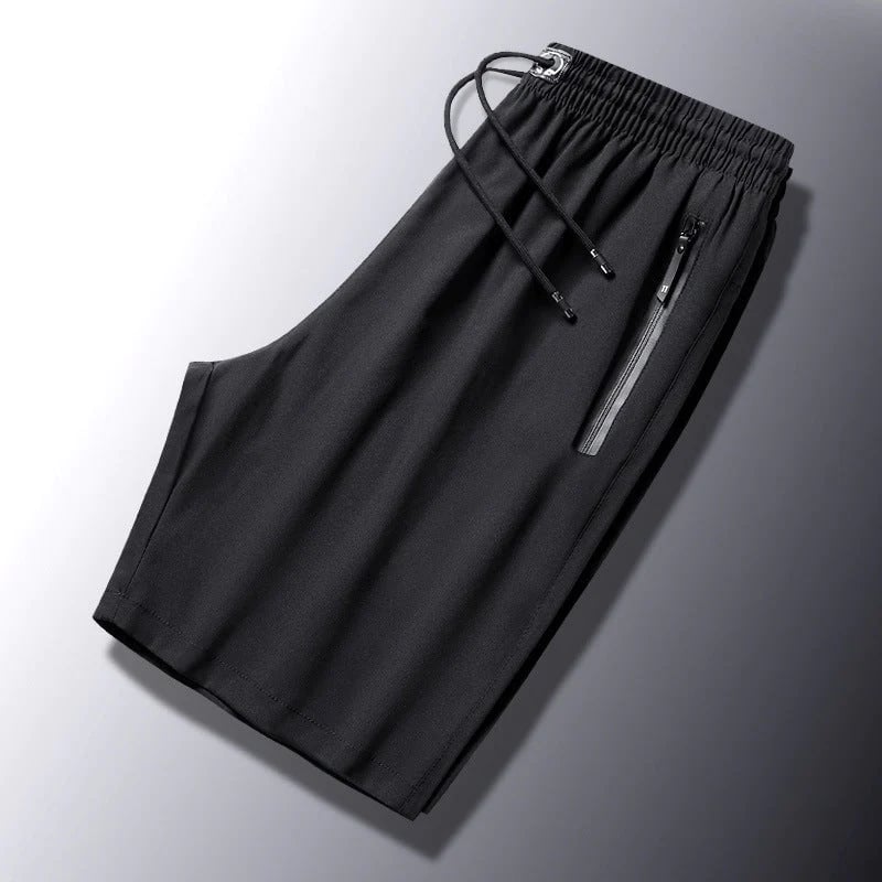 Naotstore - Stylish and Comfortable Plus Size Men's Ice Silk Stretch Shorts