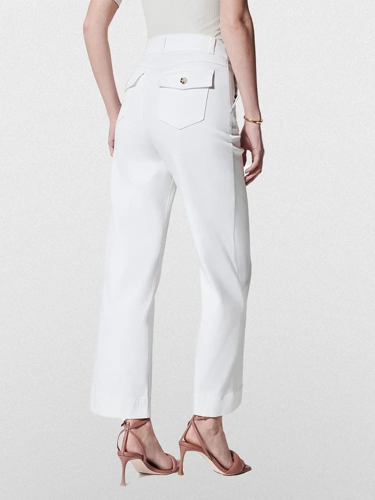 đLast day! đ„Special sale -Tummy Control Twill Cropped Wide Leg Pant - naotstore