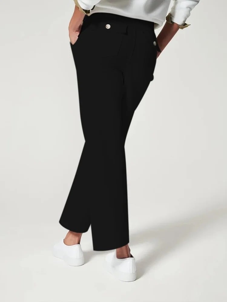 đLast day! đ„Special sale -Tummy Control Twill Cropped Wide Leg Pant - naotstore