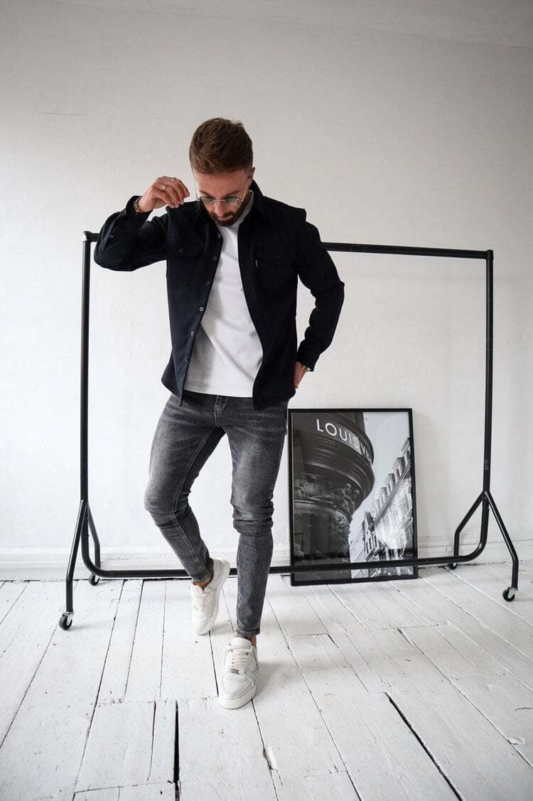 Naotstore - Button Down Shirt Jacket