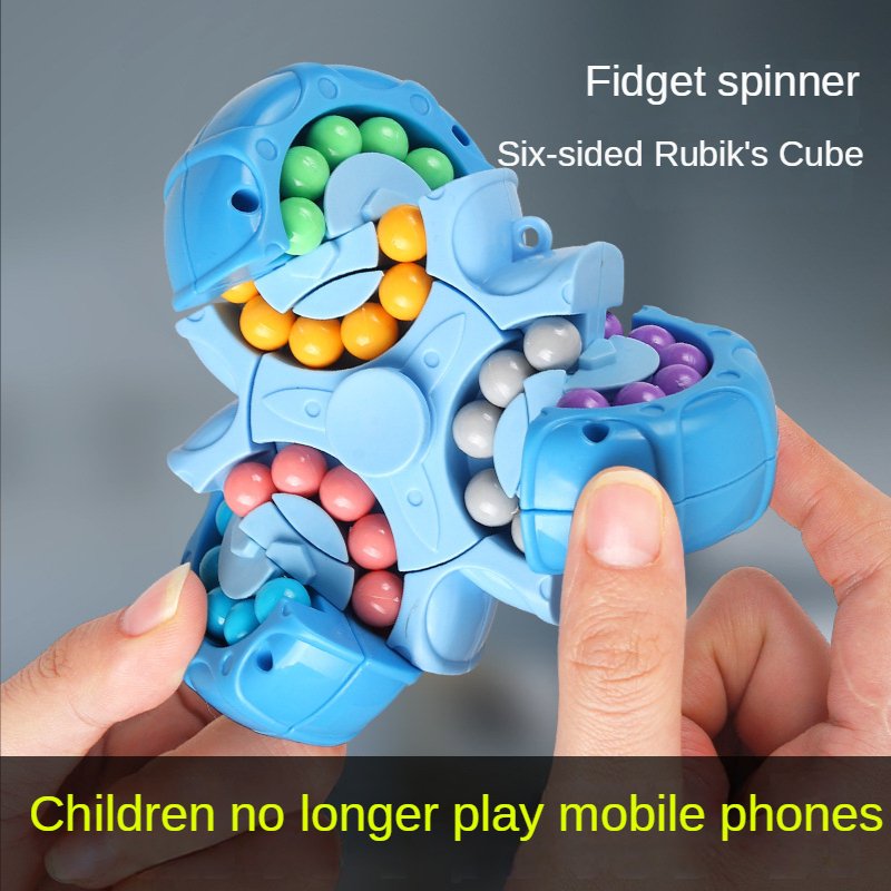 Naotstore - 2 in 1 Rubik's Cube / Magic Bean Gyro