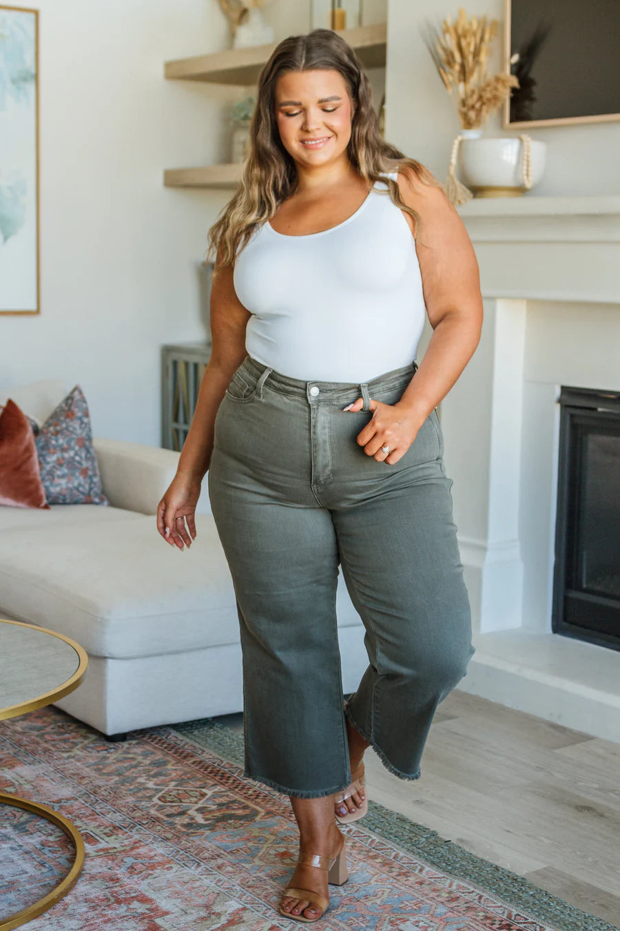 Naotstore - THE BEST High-Rise Tummy Control Wide Leg Denim