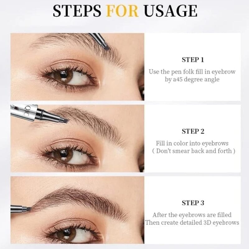 ✨This week's special price is $19.99💗3D Waterproof 4 Fork Tip Eyebrow Pencil