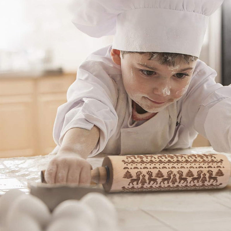 Naotstore - Christmas Wooden Rolling Pins