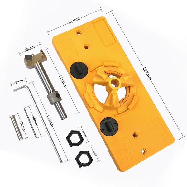 Naotstore - 35mm Concealed Hinge Jig kit