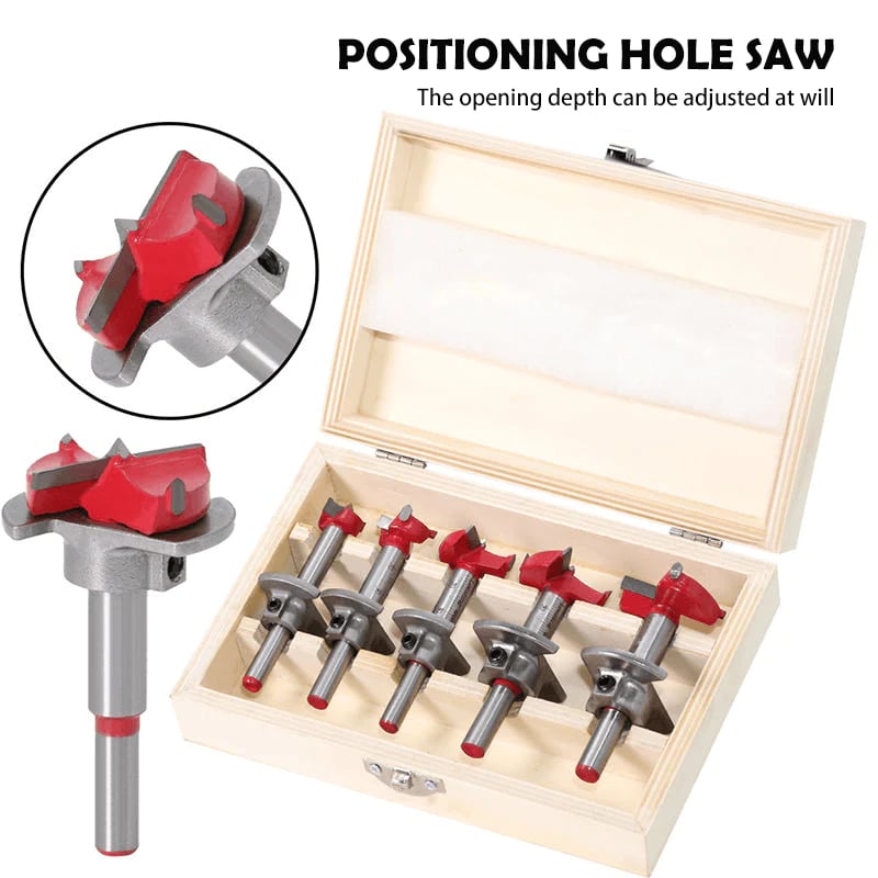 Naotstore - Positioning Woodworking Drill Bit Set